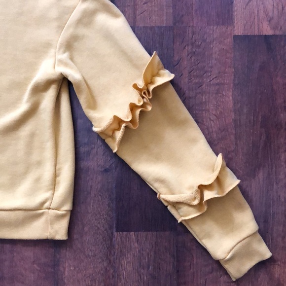 Sweater with Ruffled Sleeves - Picture 3 of 7